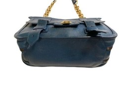 Proenza Schouler Midnight Blue Leather Shoulder Bag Made in Italy Purse Handbag image 2