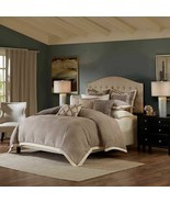 Luxury Shades of Grey Woven Textured Comforter Set AND Decorative Pillows - $296.99+