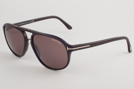 Tom Ford JACOB Brown / Brown Sunglasses TF447 49J - $241.53