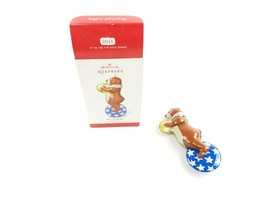 NEW IN BOX 2014 HALLMARK KEEPSAKE CHRISTMAS ORNAMENTS BIG TOP BEAR TIN TOYS