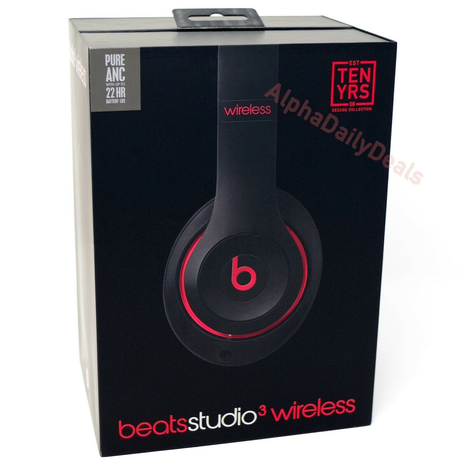 NEW Beats by Dr Dre Studio 3 Wireless Over Ear Headphone Defiant Black