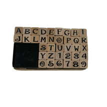 Rubber Stamps Letters and Numbers All Night Media  - $18.99