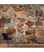 Tiptophomedecor Peel and Stick Wallpaper Wall Mural - Old Stones and Roc... - $59.99+