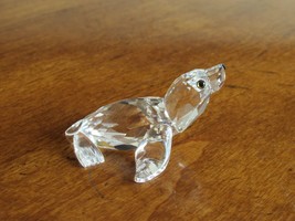 Swarovski Crystal Figurine Baby Sealion Seal Sea Lion 7661 Austria w/ Box - $30.00