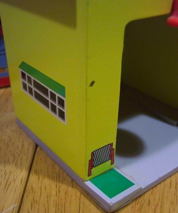 wooden firehouse toy