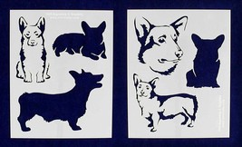 Corgi Dog Stencils-Mylar 2 Pieces of 14 Mil 8" X 10" - Painting /Crafts/ Templat - $29.78
