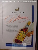 RARE 1943 Esquire Advertisement OLD TAYLOR Kentucky Straight Bourbon Whiskey! - $14.00