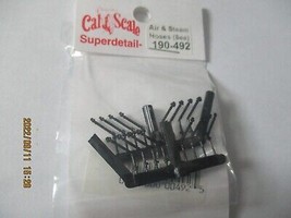 Cal Scale # 190-492 Air & Steam Hoses Plastic 8 Each. HO-Scale image 1