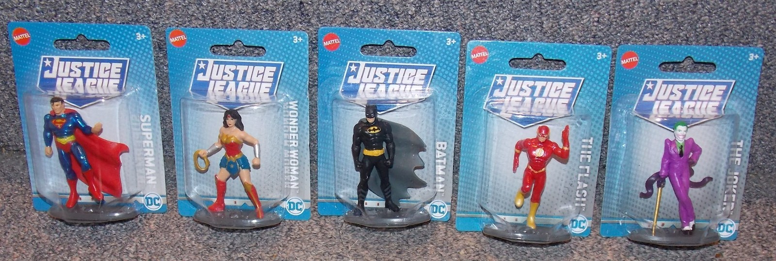 Justice League DC Comics Mattel 3" Mini Figures de nouveaux super-héros Lot de 5 