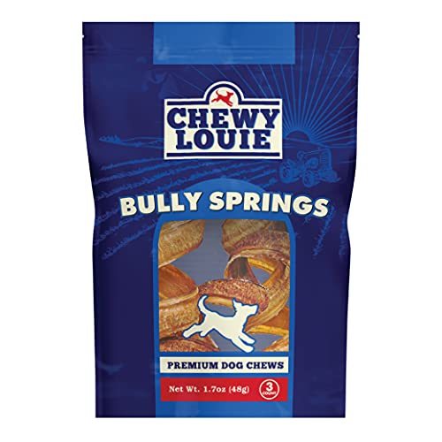 Primary image for CHEWY LOUIE Bully Springs 3 Count 6pk - 100% Beef Treat, No Artificial Preservat