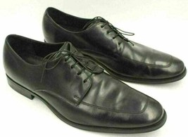 Cole Haan Men Lace Up Apron Toe Derby Oxfords Size US 12M Black Leather - $19.94