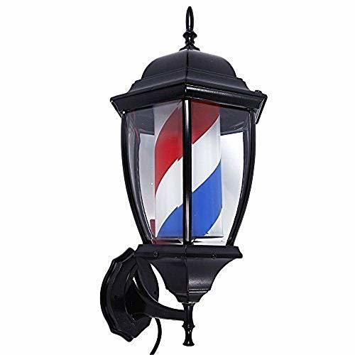 Mefeir 20 inch Barber Pole LED Light Porch Style,Hair Salon Barber Shop ...