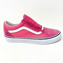 Vans Old Skool Pink Lemonade True White Womens Casual Sneakers - $57.95
