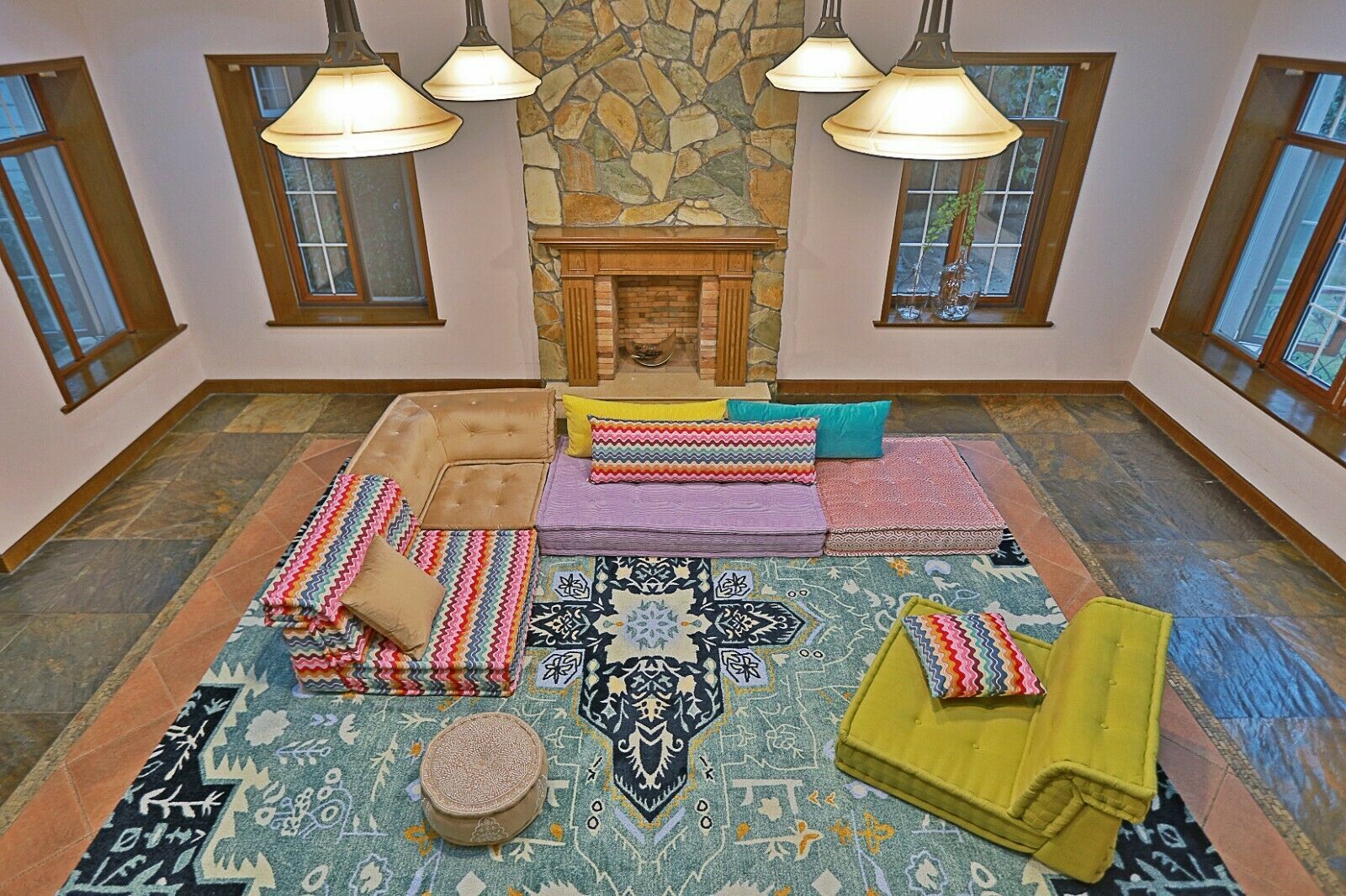 Customized Custom Modular Buildable Sectional French tufted Mah Jong Sofa Couch Sofas