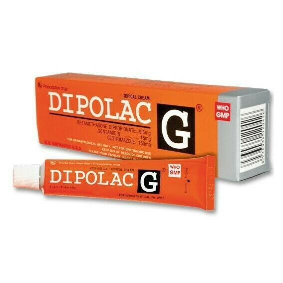 Dipolac G Ointment Antifungal 1 box 10 pcs 150 gr. Vietnam