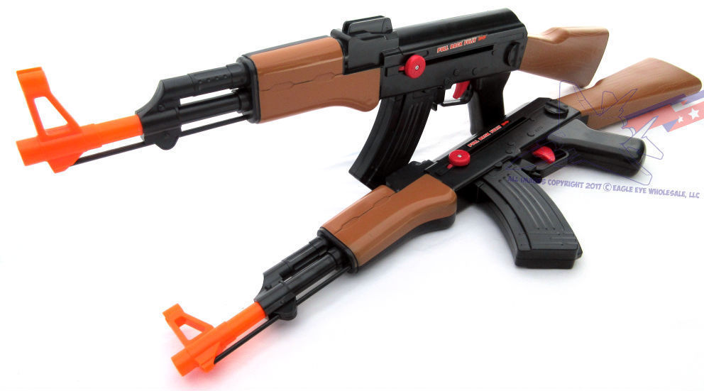 2x Toy Machine Guns Military Soldier Ak 47 Toy Rifles Toy Gun Set