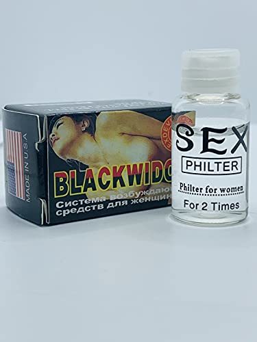 Vasudev (USA) Black Widow Sex Drop - (5 ml) for Women Relaxing and Enhancing - P