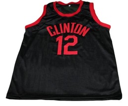 Nate Archibald #12 Clinton High School Basketball Jersey New Sewn Black Any Size image 4
