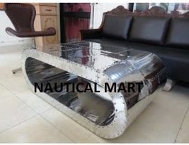 NauticalMart Aviator Coffee Table Black Hawk Aluminum Furniture  image 2