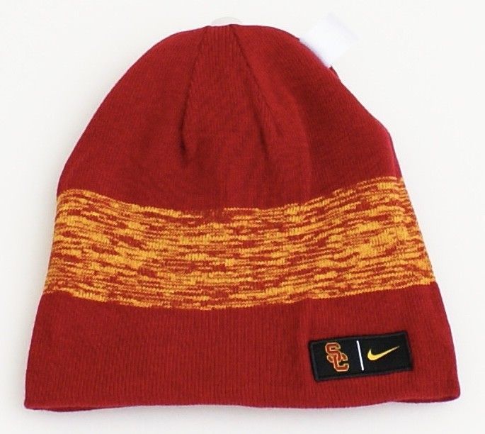NWT NIKE GIRLS BEANIE HAT CAP~YOUTH REVERSIBLE SKI CAP~BLUE /& PINK~THERMA-FIT