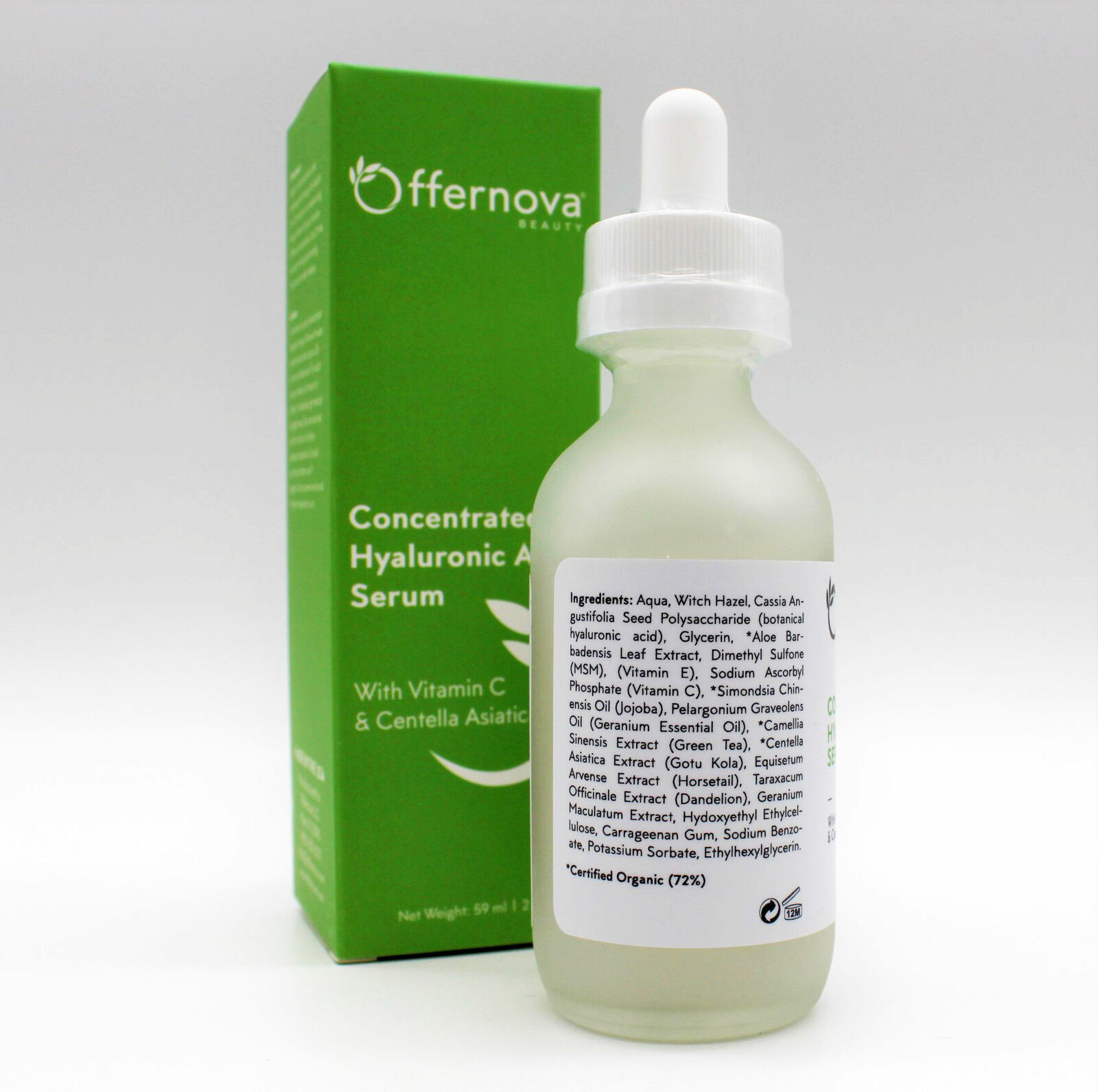 Offernova Concentrated Hyaluronic Acid Serum Vit C Centella Asiatica