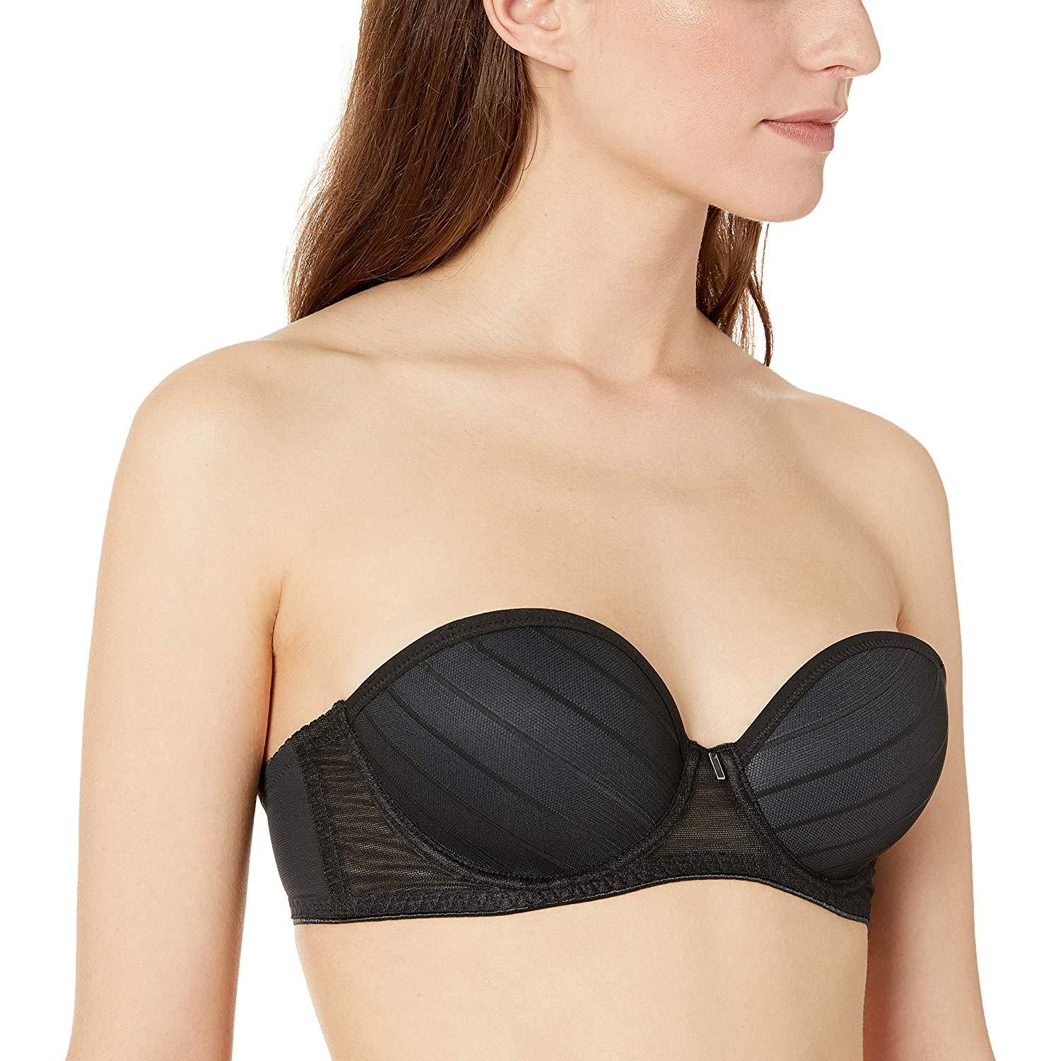 Freya Black Cameo Strapless Bra Us 34h Uk 34ff Bras And Bra Sets