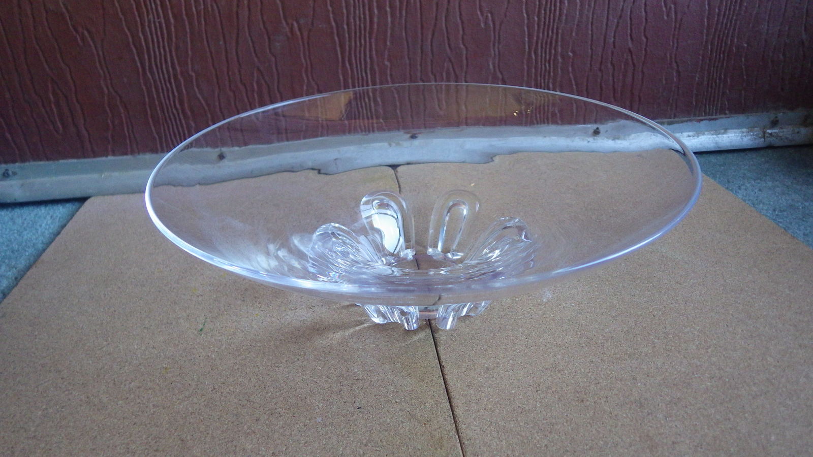 VINTAGE 1953 STEUBEN GLASS DONALD POLLARD 8039 LARGE