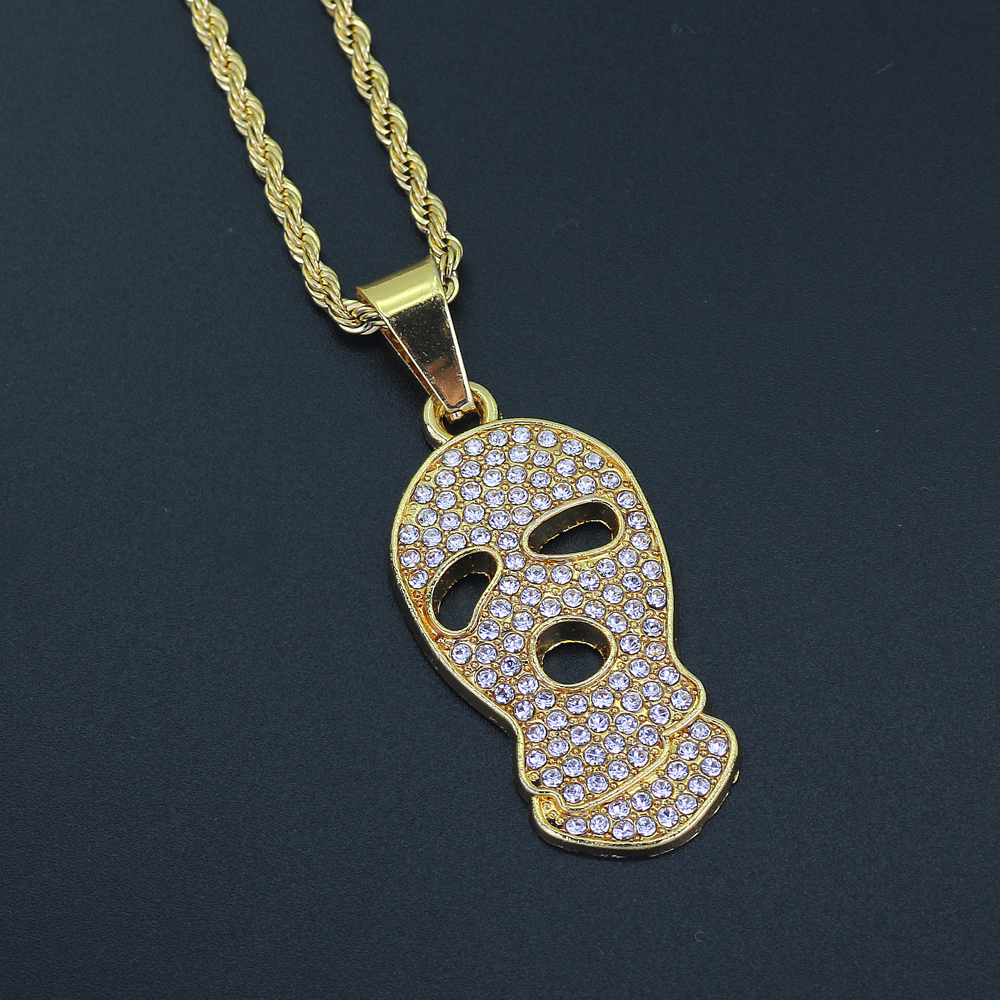 Hip Hop Goon Ghost Pendant Necklace Jewelry bling iced out chain ...