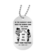 FRIENDS DOG TAG -SONGOKU & VEGETA DRAGON BALL FAN -GIFT FOR YOUR FRIEND, BROTHER - $19.75