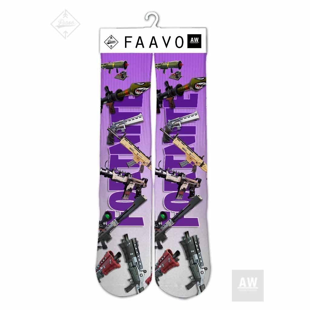 Fortnite Socks Battle Royale P2 Unisex Custom Dry Fit Socks Socks 4616