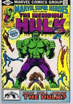 Marvel Super Heroes #100 ORIGINAL Vintage 1981 Marvel Comics Incredible Hulk image 1