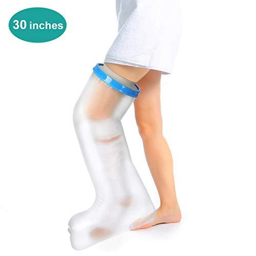 Adult Leg Cast Cover for Shower and Bath, Waterproof Cast Bag Keeps