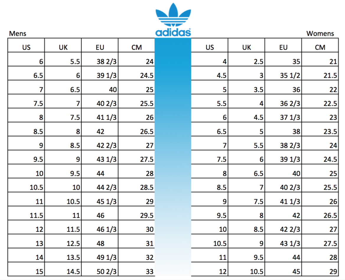 adidas men's pants sizing