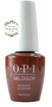 Authentic Opi Gel Color Of New Collection MI03 My Italian Is A Little Rusty - $21.99