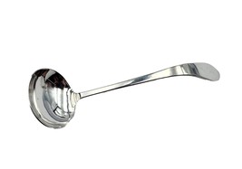 Sauce Ladle ~ Plain Pattern w/ Pointed Handle Silverplate Flatware No Mo... - $12.86