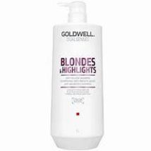 Goldwell Dualsenses Blonde & Highlights Anti-Yellow Shampoo, Liter  - $38.00