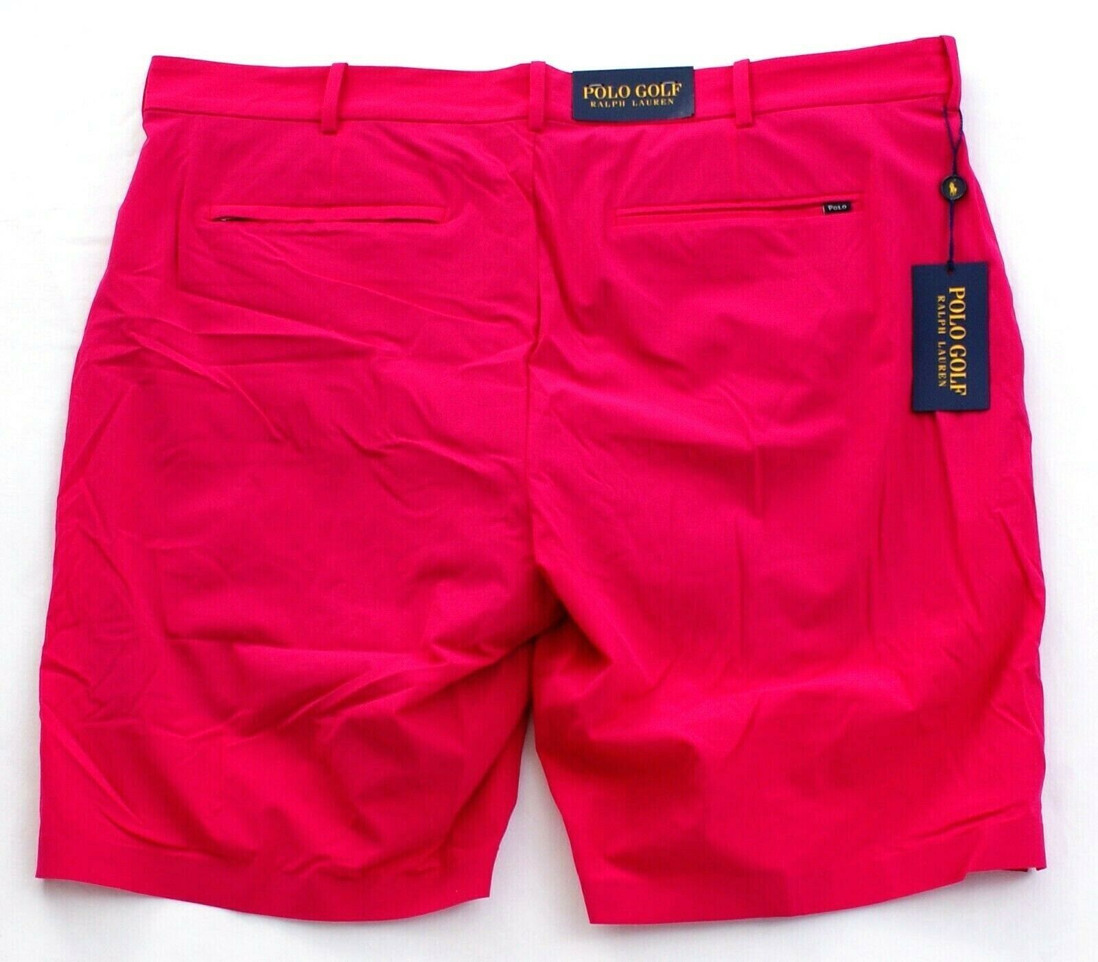 Polo Golf Ralph Lauren Pink Flat Front Golf Shorts with Stretch Liner