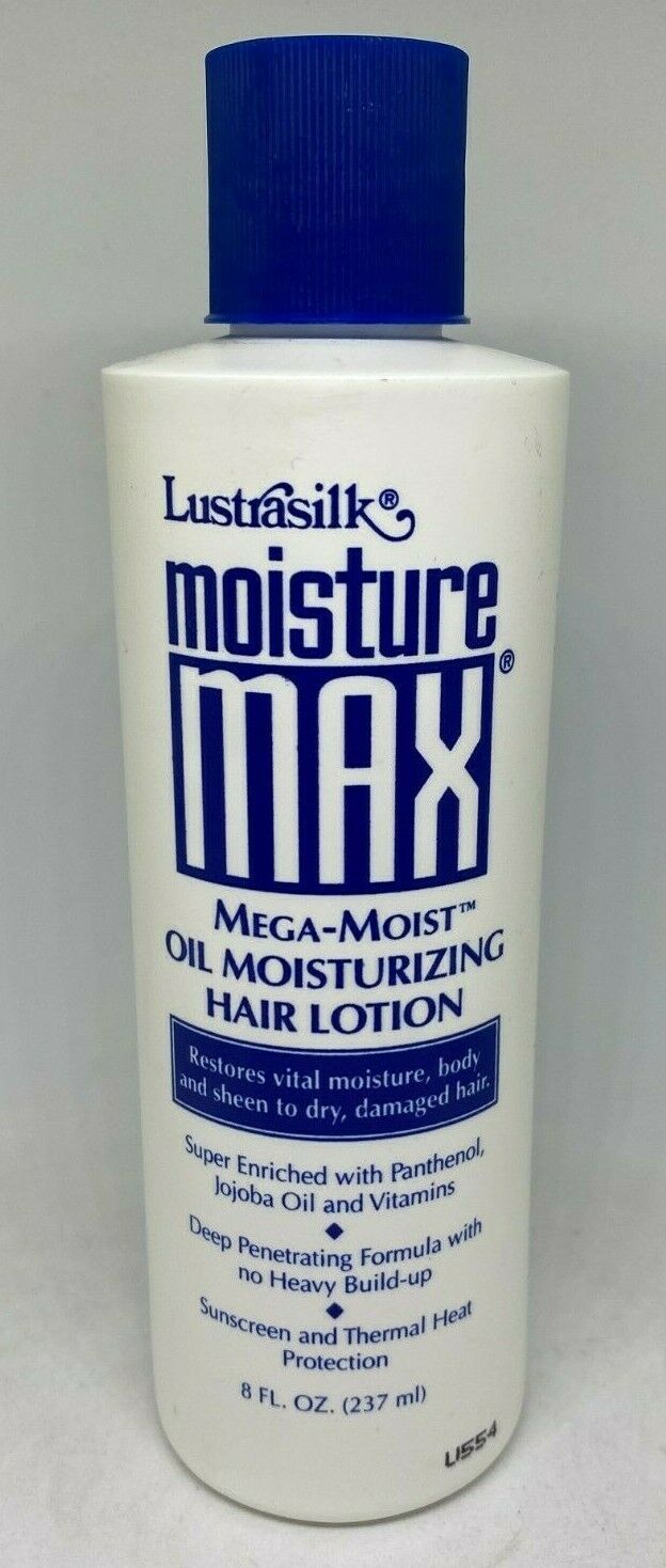 (1) Lustrasilk Moisture Max Mega Moist Oil Moisturizing Hair Lotion 8