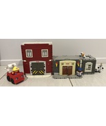 Fisher-Price Imaginext 2001 Rescue Center &amp; Police Station W/ Figures Fi... - $43.00