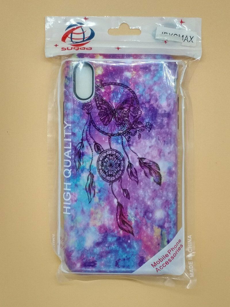 Primary image for Purple & Blue Native Butterfly Hard Case for Apple iPhone XS Max - Hybrid USA