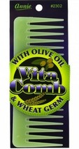 Vita Comb With Olive Oil and Wheat Germ Moisterizing Conditions Hair Det... - $6.92