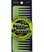 Vita Comb With Olive Oil and Wheat Germ Moisterizing Conditions Hair Det... - $6.92
