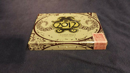 OSCAR Valladares 2012 WOOD CIGAR BOX Barber Pole 6.5&quot;x8.5&quot; Craft Jewelry... - $9.89