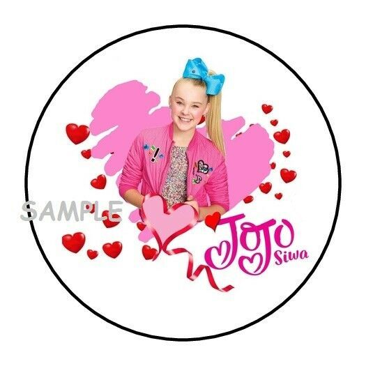30 JOJO SIWA ENVELOPE SEALS LABELS STICKERS 1.5" ROUND BIRTHDAY PARTY ...