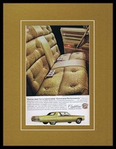 1968 Cadillac Fleetwood Brougham Framed 11x14 ORIGINAL Vintage Advertise... - $44.54