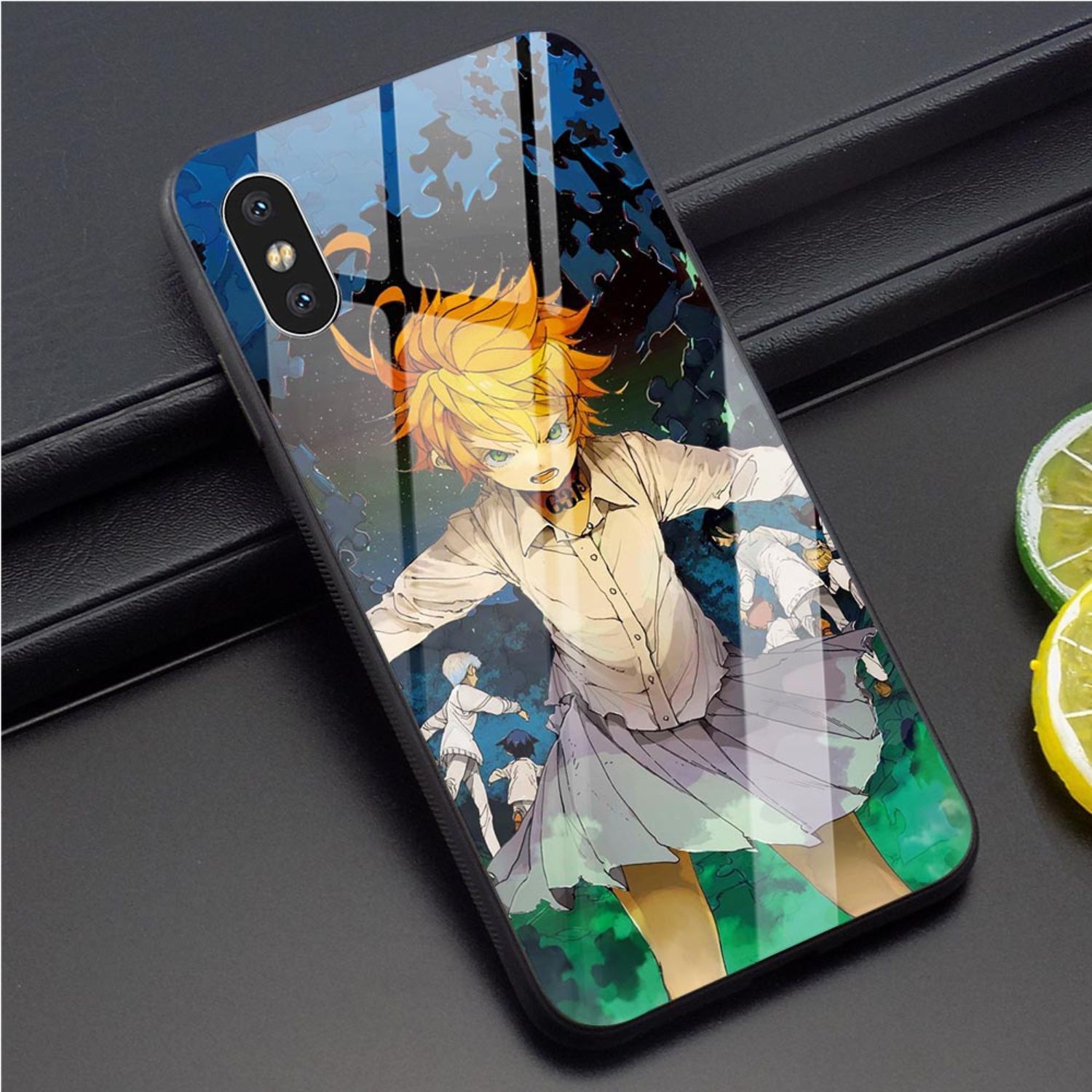 Promised Neverland Tempered Glass Phone Case for iPhone 11 Pro Max 8 ...