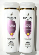 2 Bottles Pantene Pro V Healthy Lengths Sleanses Strengthes Shampoo Conditioner