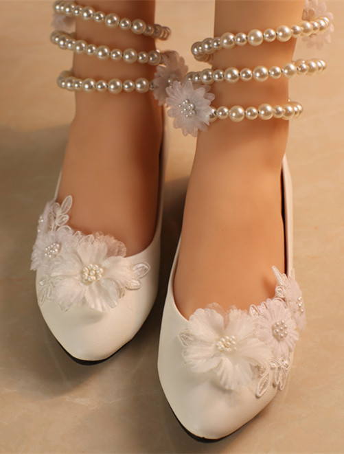 Flower girl shoes ivory. womens white mary janes,comfortable crystal flats