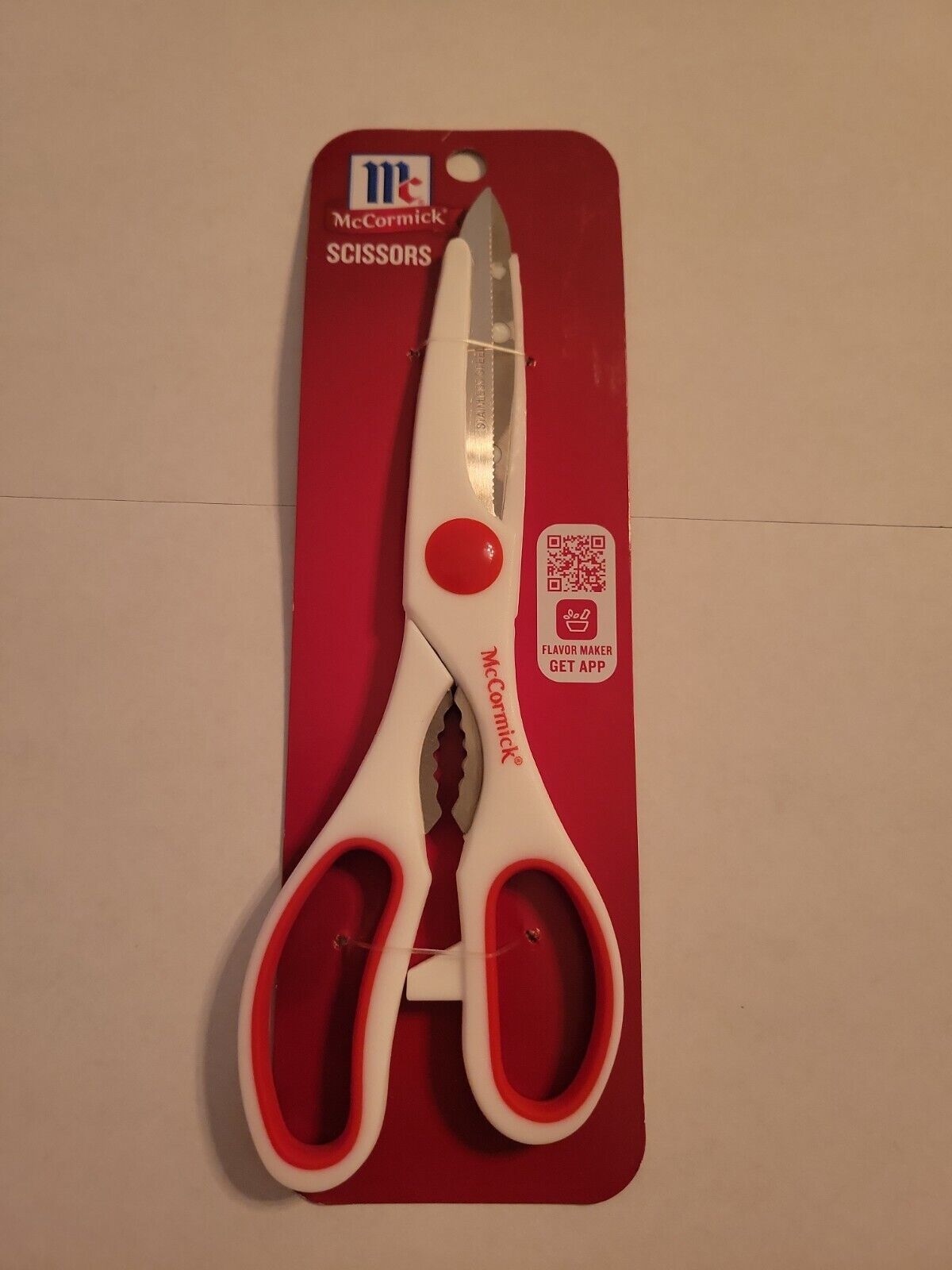 Mccormick Straight Blade Kitchen Scissors 8.5x3x.5 In. Walnut