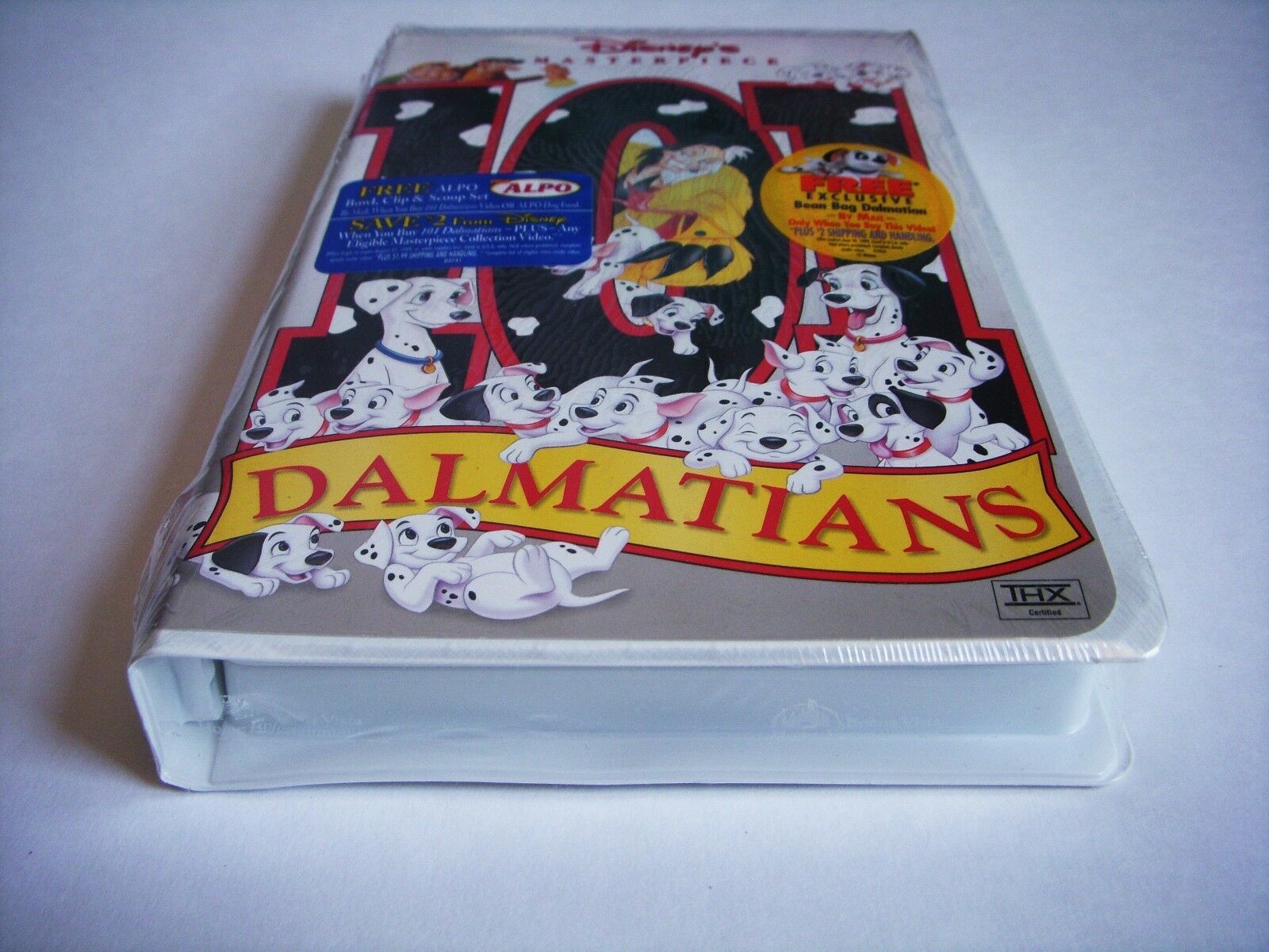 Disney Masterpiece 101 Dalmatians Animated Video VHS 1999 RARE OOP NEW